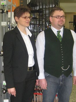 Gerlinde und Klaus Pfeiler im Fischerparadies